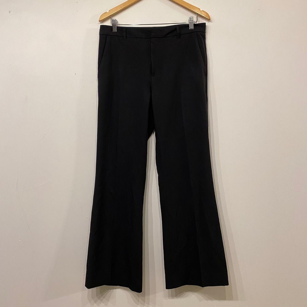 Banana Republic Sculpted Stretch Black Pants Bootcut Minimalist Pants Old Money
